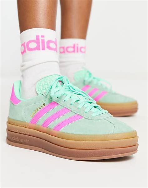 adidas gazelle bold trainers.